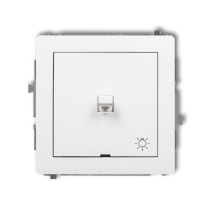 Karlik Deco Biały Mat Mechanizm Włącznika Zwierny Światło W Stylu Amerykańskim 25Dwpus-5