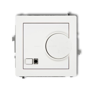 Karlik Deco Biały Mat Mechanizm Elektronicznego Regulatora Temperatury Z Czujnikiem Podpodłogowym 25Drt-1