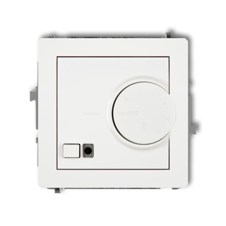 Karlik Deco Biały Mat Mechanizm Elektronicznego Regulatora Temperatury Z Czujnikiem Powietrznym 25Drt-2