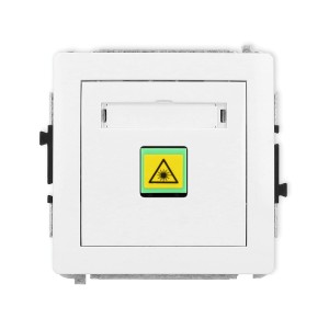 Karlik Deco Biały Mat Mechanizm Gniazda Światłowodowego/Optycznego Pojedynczego 25Dgop-1