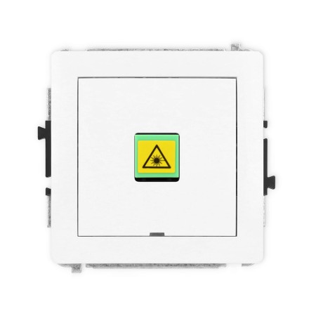 Karlik Deco Biały Mat Mechanizm Gniazda Światłowodowego/Optycznego Pojedynczego, Bez Pola Opisowego 25Dgopbo-1