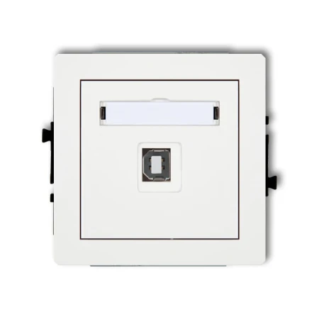 Karlik Deco Biały Mat Mechanizm Gniazda Pojedynczego Usb A-B 2.0 25Dgusb-3