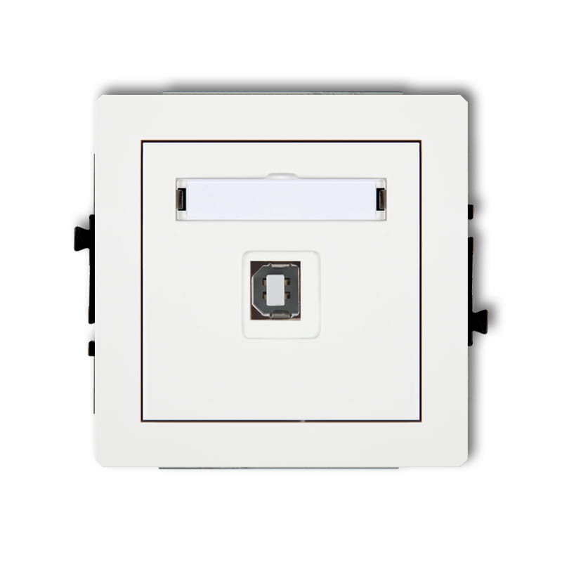 Karlik Deco Biały Mat Mechanizm Gniazda Pojedynczego Usb A-B 2.0 25Dgusb-3