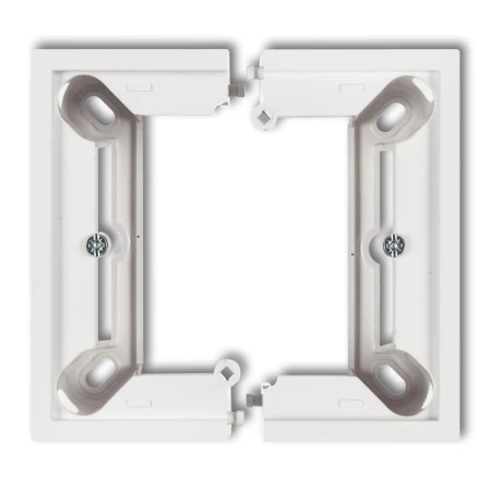 Karlik Deco / Mini Biały Mat Puszka Natynkowa Pojedyncza, Składana Deco, Mini 25Dpu-1