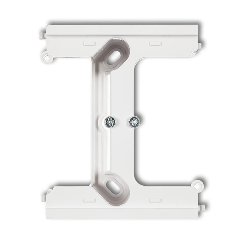 Karlik Deco / Mini Biały Mat Moduł Rozszerzający Puszkę Natynkową Pojedynczą, Składaną Do Ramek Wielokrotnych Deco, Mini 25Dpu-2
