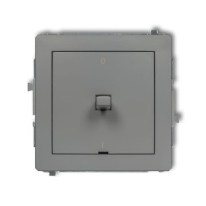 Karlik Deco Szary Mat Mechanizm Włącznika Dwubiegunowego W Stylu Amerykańskim 27Dwpus-9
