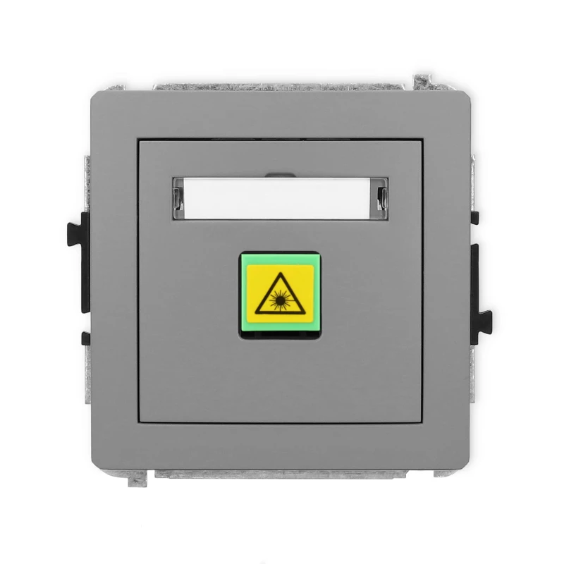 Karlik Deco Szary Mat Mechanizm Gniazda Światłowodowego/Optycznego Pojedynczego 27Dgop-1