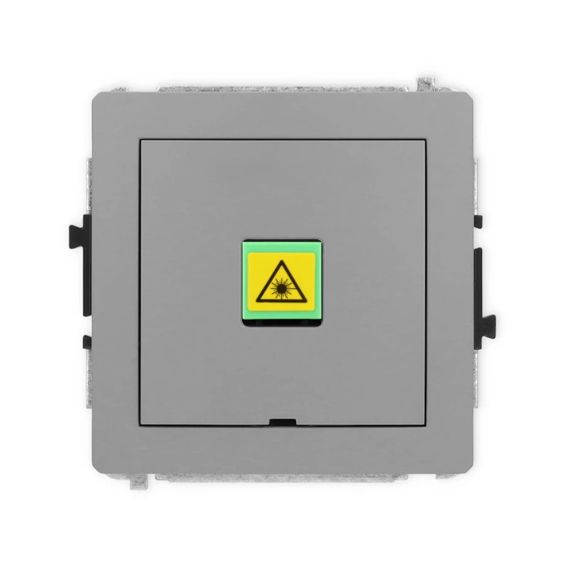 Karlik Deco Szary Mat Mechanizm Gniazda Światłowodowego/Optycznego Pojedynczego, Bez Pola Opisowego 27Dgopbo-1