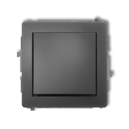 Karlik Deco Grafitowy Mat Mechanizm Włącznika Jednobiegunowego 28Dwp-1