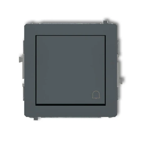 Karlik Deco Grafitowy Mat Mechanizm Włącznika Zwierny Dzwonek 28Dwp-4