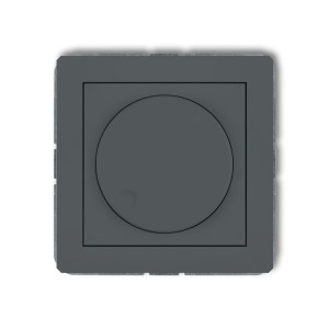 Karlik Deco Grafitowy Mat Mechanizm Elektronicznego Regulatora Oświetlenia Przyciskowo-Obrotowego Do Lamp Led 28Dro-2
