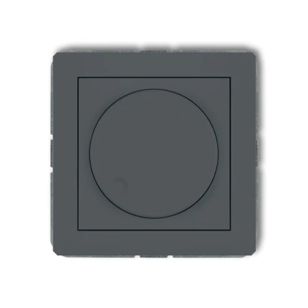 Karlik Deco Grafitowy Mat Mechanizm Elektronicznego Regulatora Oświetlenia Przyciskowo-Obrotowego Do Lamp Led 28Dro-2