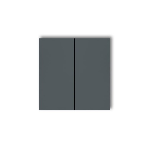 Karlik prod. uzupełniające grafitowy mat Klawisze podwójne do łączników DECO, ICON, MINI (komplet dwóch sztuk) 28DKL-2