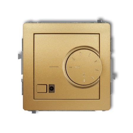 Karlik Deco Złoty Mechanizm Elektronicznego Regulatora Temperatury Z Czujnikiem Podpodłogowym 29Drt-1