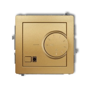 Karlik Deco Złoty Mechanizm Elektronicznego Regulatora Temperatury Z Czujnikiem Powietrznym 29Drt-2