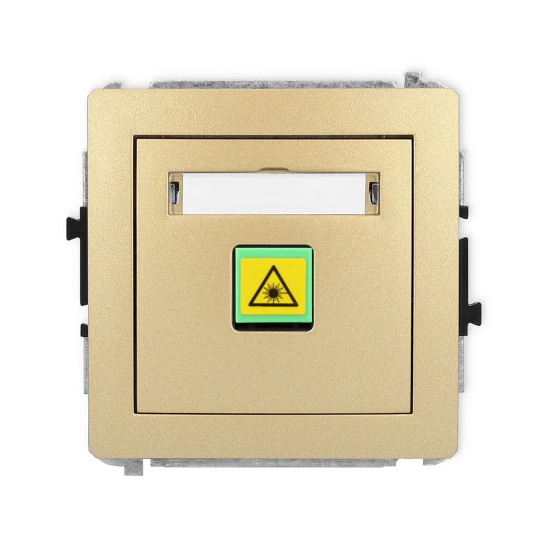 Karlik Deco Złoty Mechanizm Gniazda Światłowodowego/Optycznego Pojedynczego 29Dgop-1