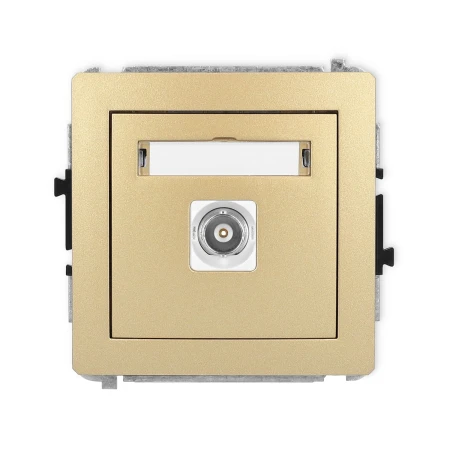 Karlik Deco Złoty Mechanizm Gniazda Pojedynczego Bnc 29Dgbnc-1