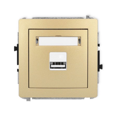 Karlik Deco Złoty Mechanizm Ładowarki Usb Pojedynczej, 5V, 2A 29Dcusb-3