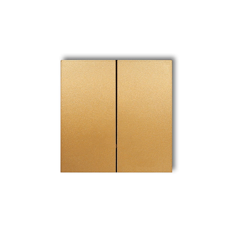 Karlik Prod. Uzupełniające Złoty Klawisze Podwójne Do Łączników Deco, Icon, Mini (Komplet Dwóch Sztuk) 29Dkl-2