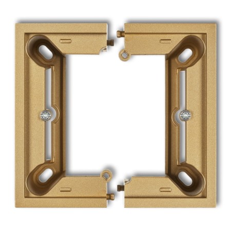 Karlik Deco / Mini Złoty Puszka Natynkowa Pojedyncza, Składana Deco, Mini 29Dpu-1
