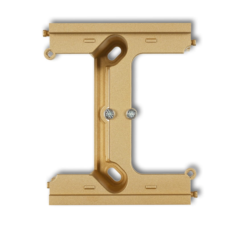 Karlik Deco / Mini Złoty Moduł Rozszerzający Puszkę Natynkową Pojedynczą, Składaną Do Ramek Wielokrotnych Deco, Mini 29Dpu-2