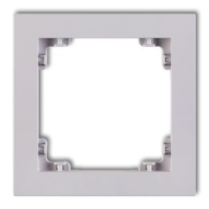 Karlik Deco Liliowy Ramka Uniwersalna Pojedyncza Z Tworzywa Deco Pastel Matt 41Dr-1