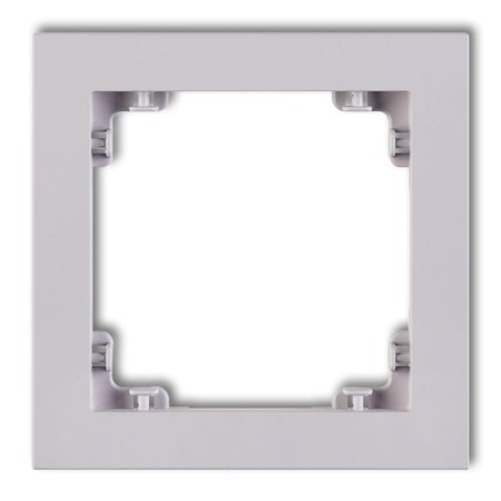Karlik Deco Liliowy Ramka Uniwersalna Pojedyncza Z Tworzywa Deco Pastel Matt 41Dr-1