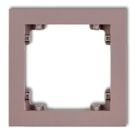 Karlik Deco Lawendowy Ramka Uniwersalna Pojedyncza Z Tworzywa Deco Pastel Matt 42Dr-1