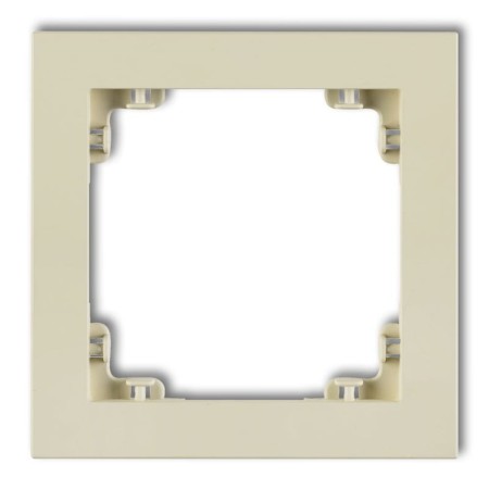 Karlik Deco Orzech Ziemny Ramka Uniwersalna Pojedyncza Z Tworzywa Deco Pastel Matt 44Dr-1