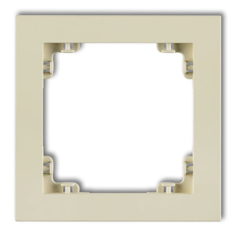 Karlik Deco Orzech Ziemny Ramka Uniwersalna Pojedyncza Z Tworzywa Deco Pastel Matt 44Dr-1
