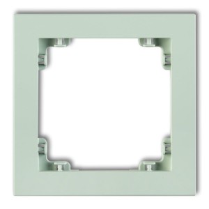 Karlik Deco Miętowy Ramka Uniwersalna Pojedyncza Z Tworzywa Deco Pastel Matt 46Dr-1