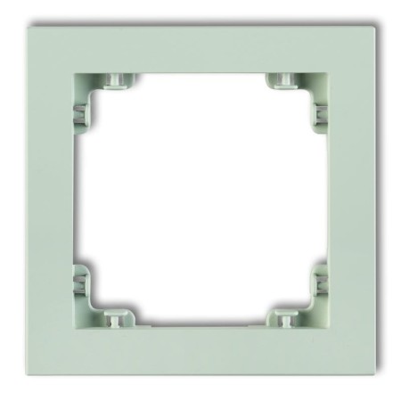 Karlik Deco Miętowy Ramka Uniwersalna Pojedyncza Z Tworzywa Deco Pastel Matt 46Dr-1