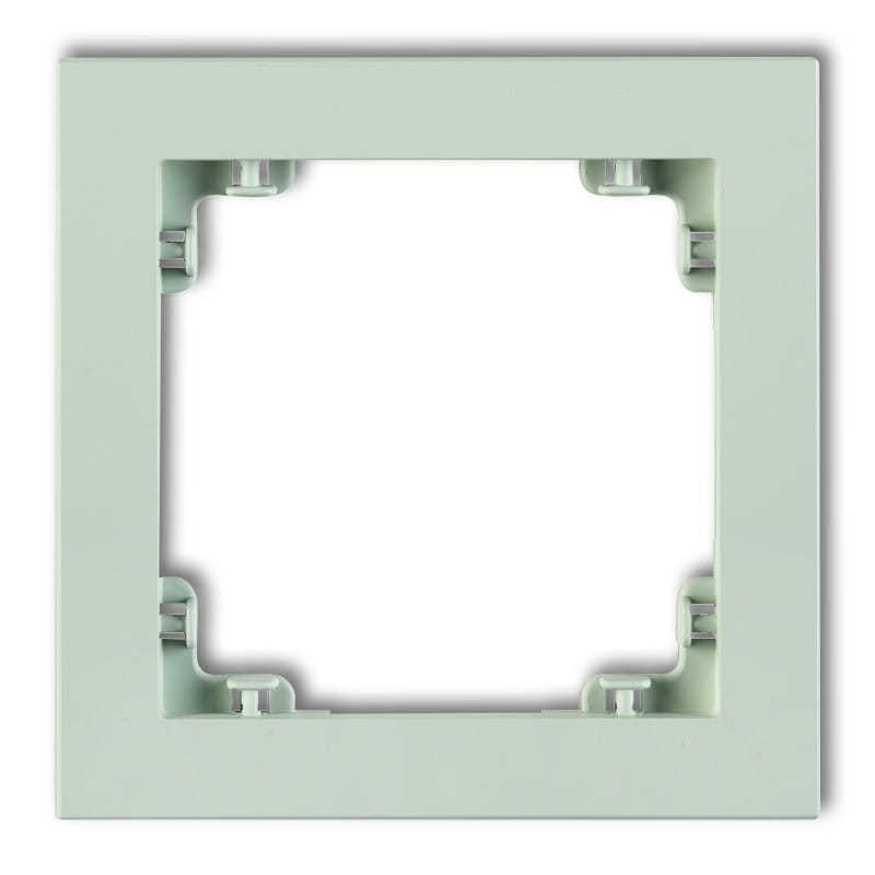 Karlik Deco Miętowy Ramka Uniwersalna Pojedyncza Z Tworzywa Deco Pastel Matt 46Dr-1