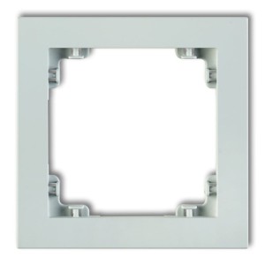 Karlik Deco Lodowy Błękit Ramka Uniwersalna Pojedyncza Z Tworzywa Deco Pastel Matt 47Dr-1