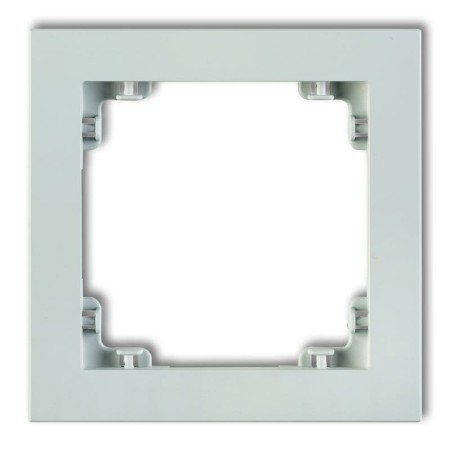 Karlik Deco Lodowy Błękit Ramka Uniwersalna Pojedyncza Z Tworzywa Deco Pastel Matt 47Dr-1