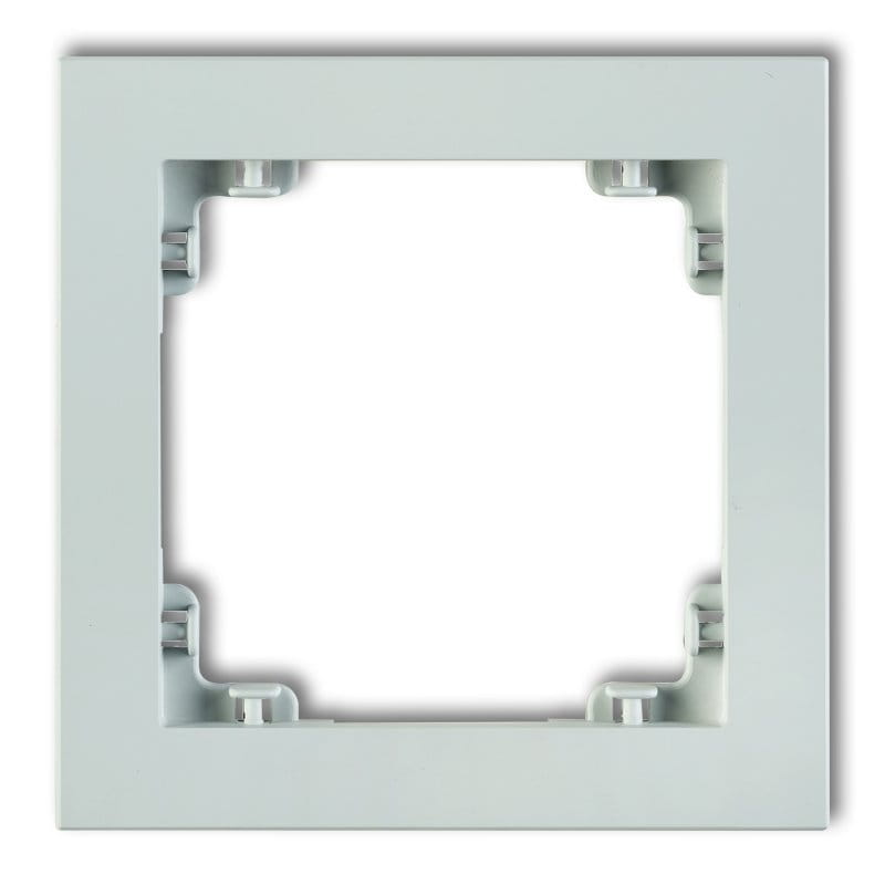 Karlik Deco Lodowy Błękit Ramka Uniwersalna Pojedyncza Z Tworzywa Deco Pastel Matt 47Dr-1