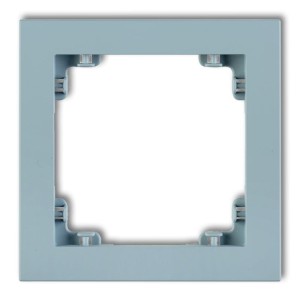 Karlik Deco Lazurowy Ramka Uniwersalna Pojedyncza Z Tworzywa Deco Pastel Matt 48Dr-1