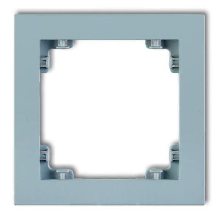 Karlik Deco Lazurowy Ramka Uniwersalna Pojedyncza Z Tworzywa Deco Pastel Matt 48Dr-1