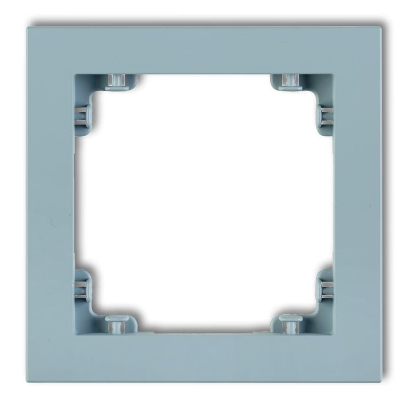 Karlik Deco Lazurowy Ramka Uniwersalna Pojedyncza Z Tworzywa Deco Pastel Matt 48Dr-1
