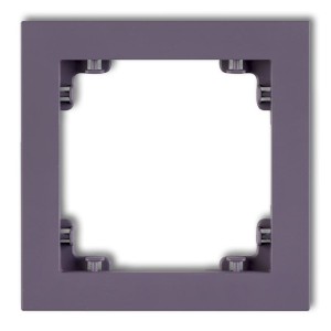 Karlik Deco Wrzosowy Ramka Uniwersalna Pojedyncza Z Tworzywa Deco Pastel Matt 50Dr-1