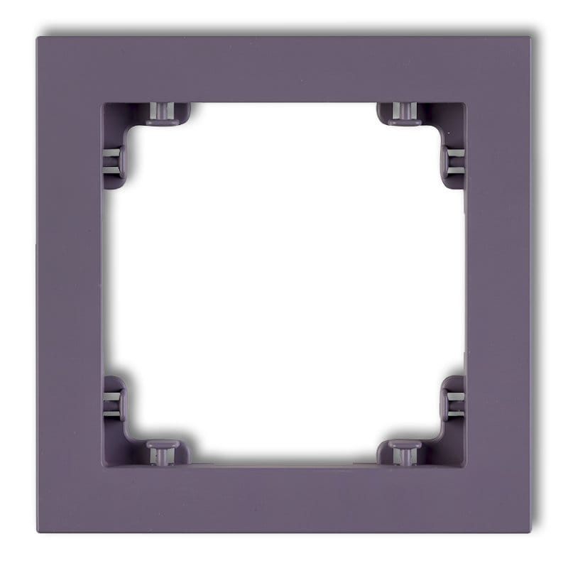 Karlik Deco Wrzosowy Ramka Uniwersalna Pojedyncza Z Tworzywa Deco Pastel Matt 50Dr-1