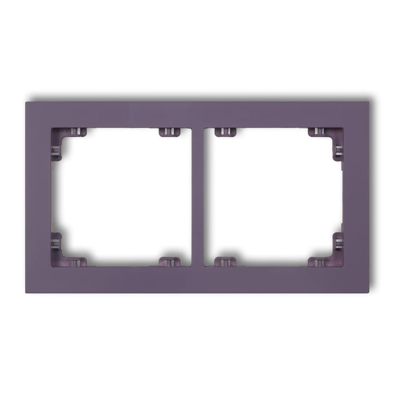 Karlik Deco Wrzosowy Ramka Uniwerstalna Podwójna Z Tworzywa Deco Pastel Matt 50Dr-2