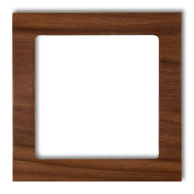 Karlik Deco Orzech Amerykański Ramka Uniwersalna Pojedyncza - Drewno (Orzech Amerykański) Drd-1E