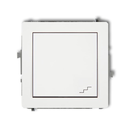 Karlik Deco Biały Mat Mechanizm Włącznika Schodowego 25Dwp-3