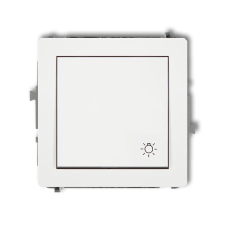 Karlik Deco Biały Mat Mechanizm Włącznika Zwierny Światło 25Dwp-5