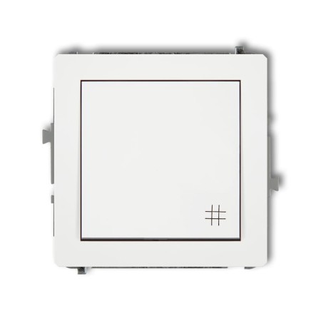 Karlik Deco Biały Mat Mechanizm Włącznika Krzyżowego 25Dwp-6
