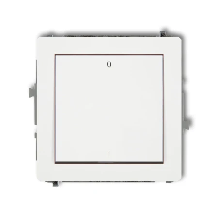 Karlik Deco Biały Mat Mechanizm Włącznika Dwubiegunowego 25Dwp-9