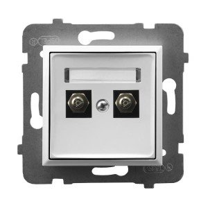 Ospel Aria Gniazdo Ekwipotencjalne Podwójne Biały