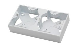 Ospel Aria Puszka Instalacyjna Podwójna Biały