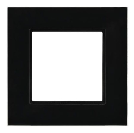 Ospel Aria Ramka Pojedyncza Czarne Szkło